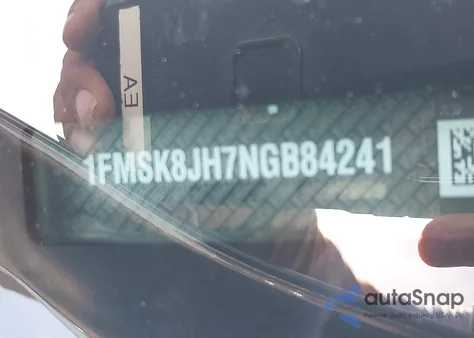 2022 Ford Explorer Timberline z USA, uszkodzony, nr VIN 1FMSK8JH7NGB84241